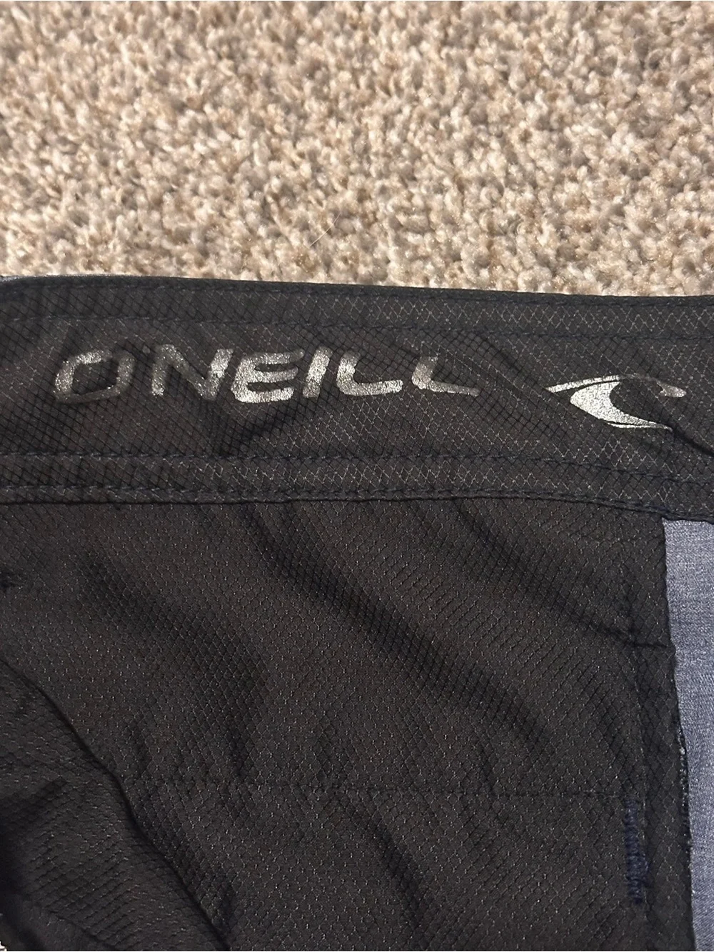 O'Neill Men's Slate Gray Flat Front Shorts